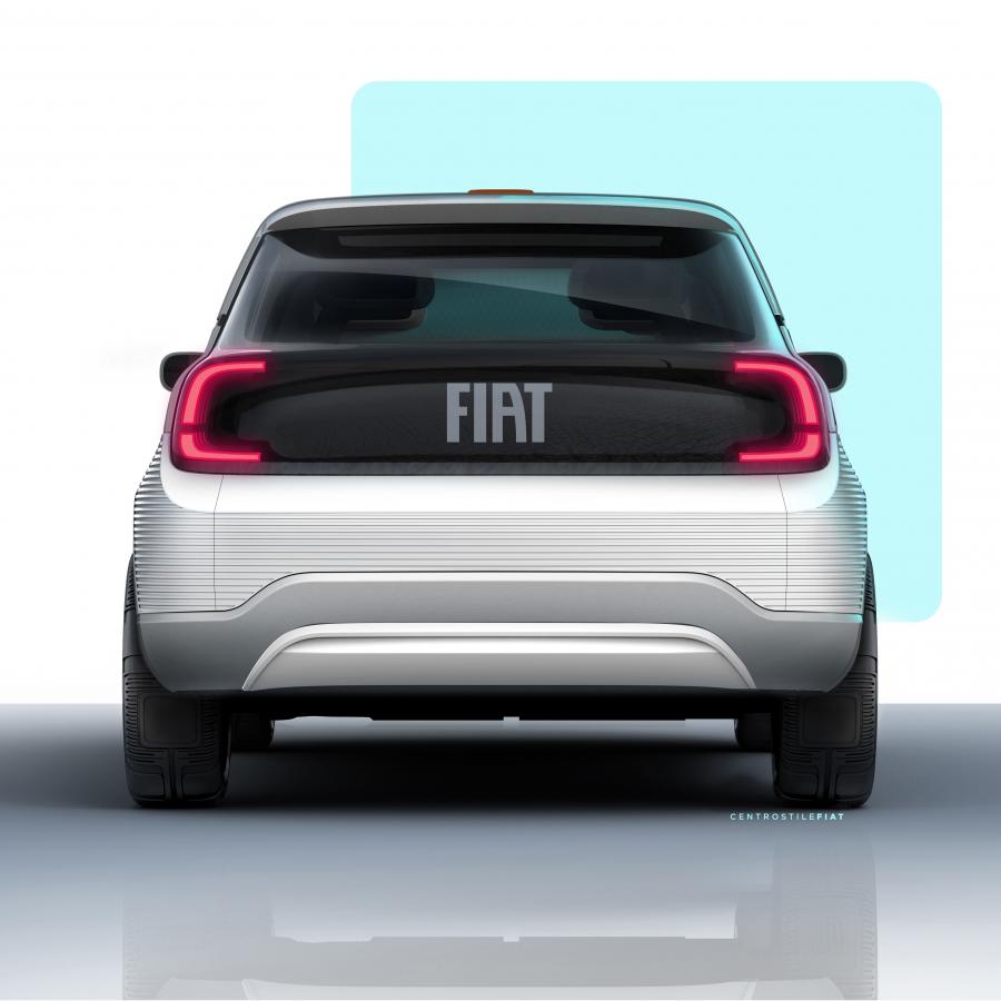 Эскиз Fiat Concept Centoventi 2019 года  (фото 10 из 15)